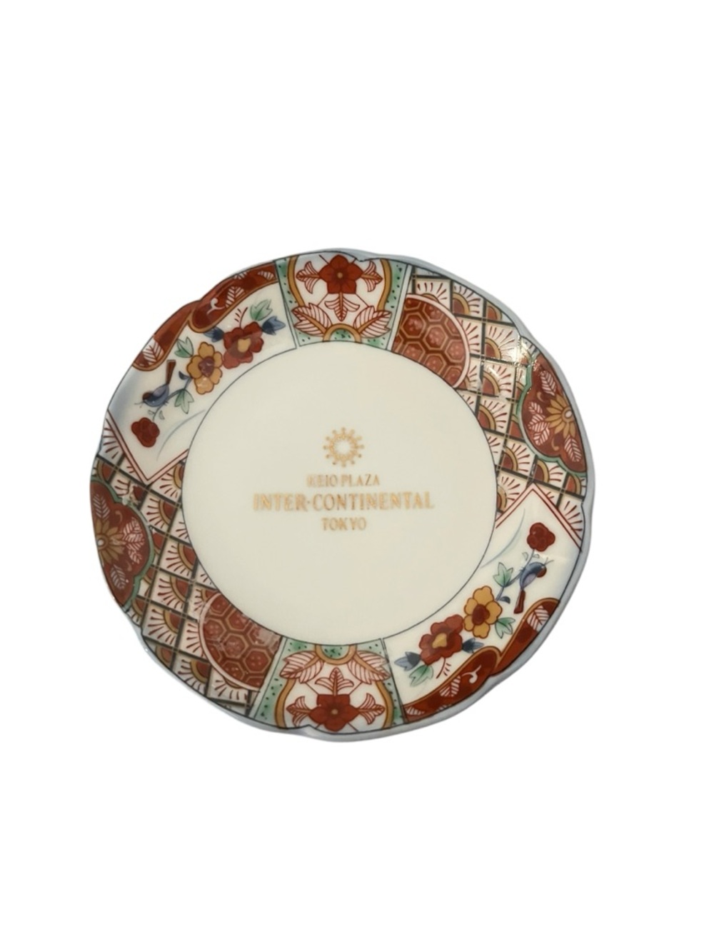 Keio Plaza Inter-Continental Tokyo Japan Porcelain Round Bowl Trinket Dish